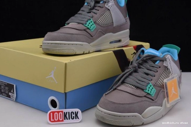 Rep Air Taupe DJ5718-242 Haze Jordan Retro Union 4 SP 30th Anniversary 0708